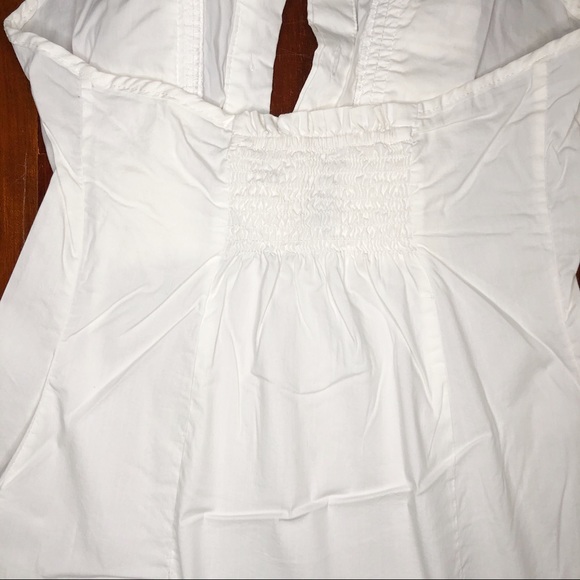 Urban Behavior Small Women White Halter Ruffle Top - Picture 8 of 8